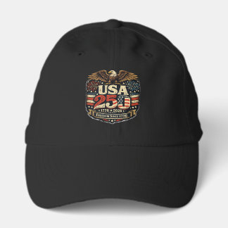 USA 250th Anniversary 1776-2026 Patriotic Trucker Hat