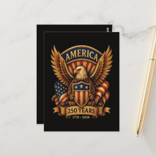 USA 250th Anniversary 1776-2026 Postcard