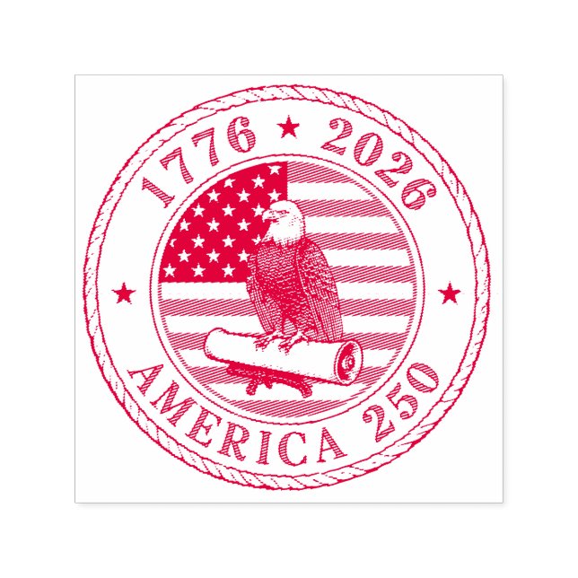 USA 250th Anniversary 1776-2026 Self-inking Stamp (Design)