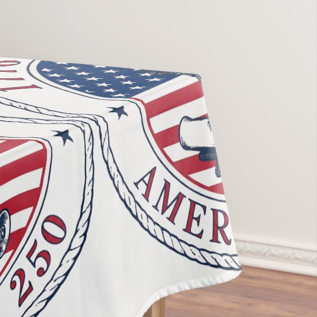 USA 250th Anniversary 1776-2026 Tablecloth (In Situ)