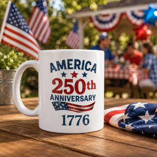 USA 250th Anniversary 1776 Heritage Coffee Mug