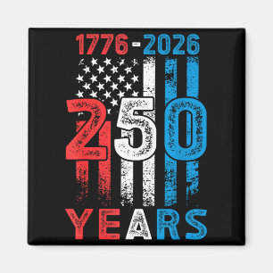 Usa 250th anniversary 4th of july 250 years magnet