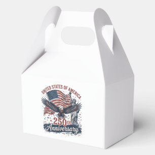 USA 250th Anniversary Bald Eagle Statue of Liberty Favour Box