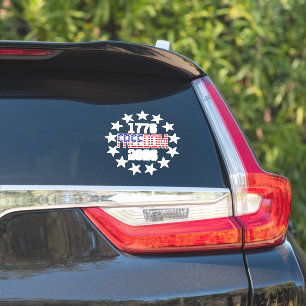 USA 250th Anniversary Freedom Car Window Decal