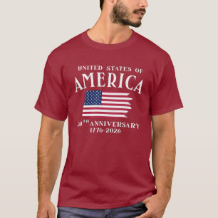 USA 250th Anniversary Independence Day T-Shirt
