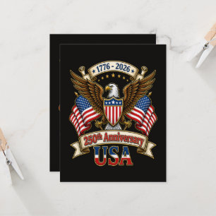 USA 250th Anniversary Invitation