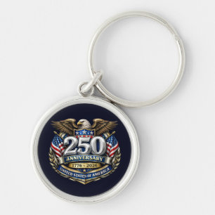 USA 250th Anniversary Keychain