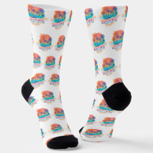 USA 250th anniversary Palm Trees Socks