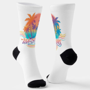USA 250th anniversary Palm Trees Socks