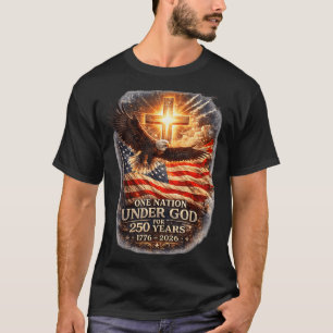 USA 250th Anniversary Patriotic 4th of July Design T-Shirt
