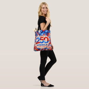 USA 250th Anniversary Patriotic America 1776-2026 Tote Bag