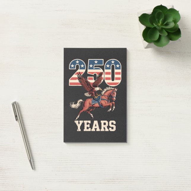 USA 250th Anniversary Post-it Notes (Office)