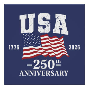 USA 250th Anniversary Poster