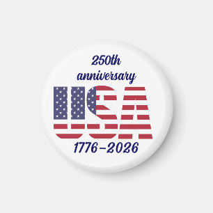 USA 250th Anniversary Semiquincentennial 1776–2026 Magnet