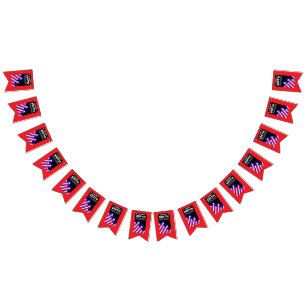 USA 250th Anniversary Semiquincentennial Party Bunting