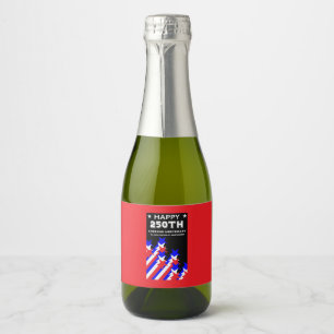 USA 250th Anniversary Semiquincentennial Party Sparkling Wine Label