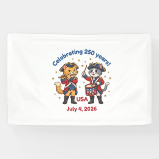 USA 250th Anniversary Souvenir,July 4 2026  Banner