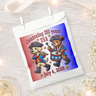 USA 250th Anniversary Souvenir - Patriotic Favour Bag