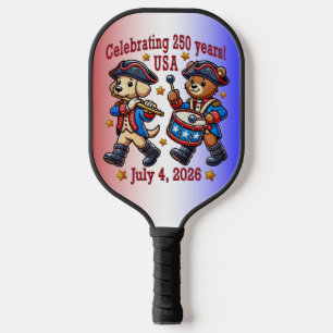 USA 250th Anniversary Souvenir - Patriotic Pickleball Paddle