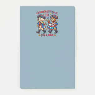 USA 250th Anniversary Souvenir - Patriotic Post-it Notes