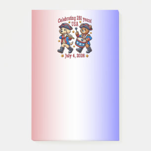 USA 250th Anniversary Souvenir - Patriotic Post-it Notes