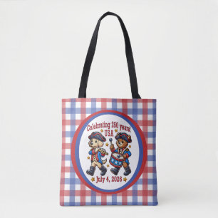 USA 250th Anniversary Souvenir - Patriotic Tote Bag