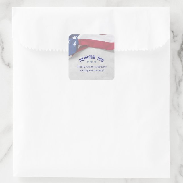USA 250th Anniversary  Square Sticker (Bag)