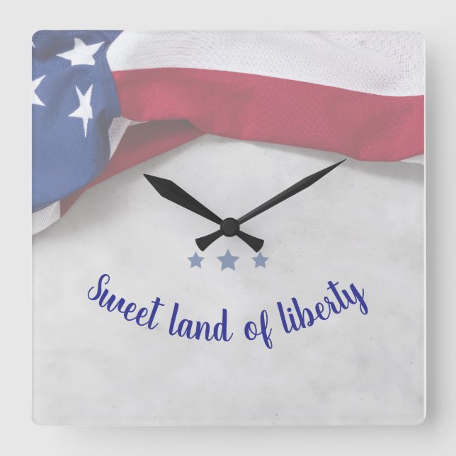 USA 250th Anniversary  Wall Clock (Front)
