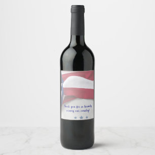 USA 250th Anniversary Wine Label