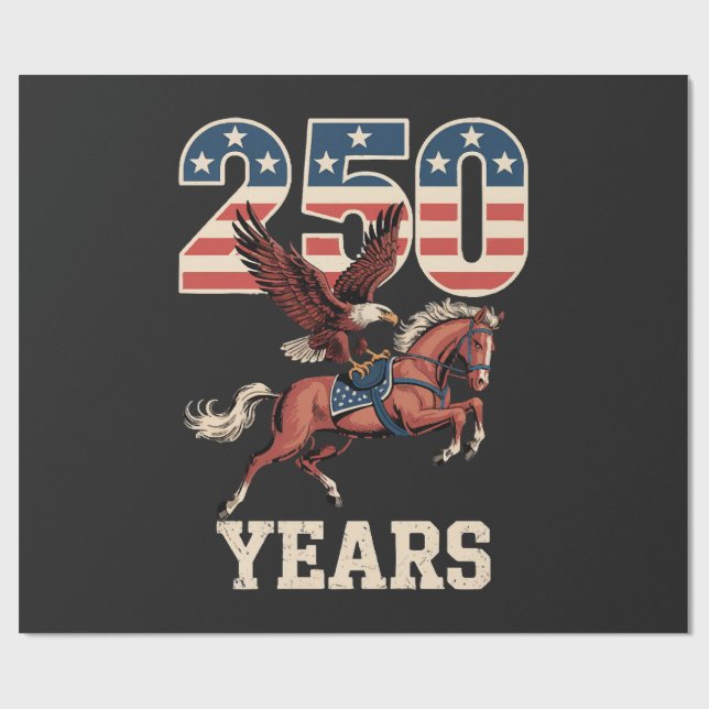 USA 250th Anniversary Wrapping Paper (Flat)