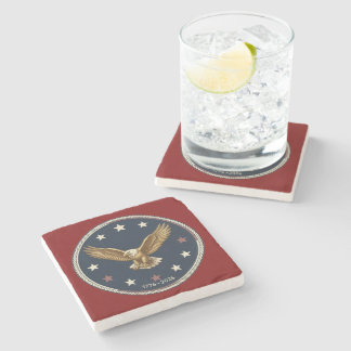 USA 250th Anniversay Marble Stone Coaster