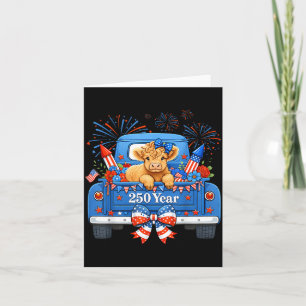 USA 250th Birthday 1776 2026 for Men Women 4th of Card