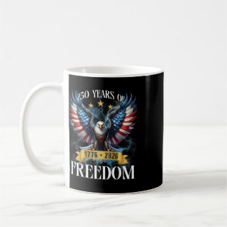 Usa 250th Birthday Anniversary Patriotic Years Of Coffee Mug