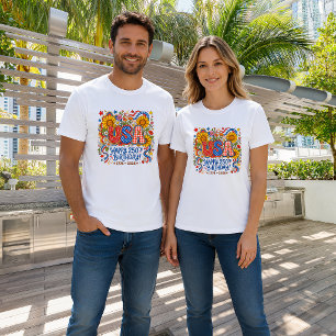USA 250th Birthday Sunflower Graphic T-Shirt