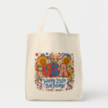 USA 250th Birthday Sunflower Graphic