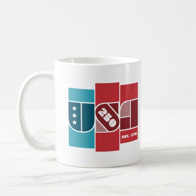 USA 250th Coffee Mug (Left)