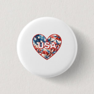 USA 3 CM ROUND BADGE