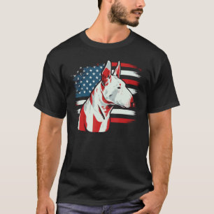 USA 4th Of July Bull Terrier Patriotic American Bu T-Shirt