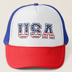 USA 4th Of July Independence Day Trucker Hat