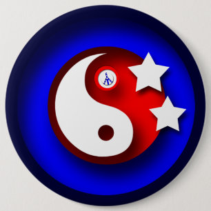 USA 6 CM ROUND BADGE