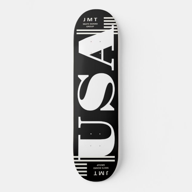 USA  8 1/4" Skateboard Deck (Front)