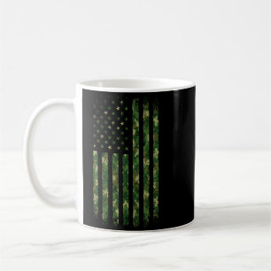 Usa Aamerican Flag - Camo Aamerican Flag Military Coffee Mug