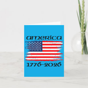 Usa Aamerican Flag Patriotic Mens Womens Kids 4th Card