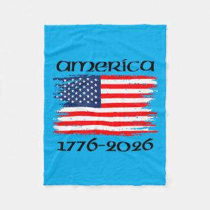 Usa Aamerican Flag Patriotic Mens Womens Kids 4th Fleece Blanket