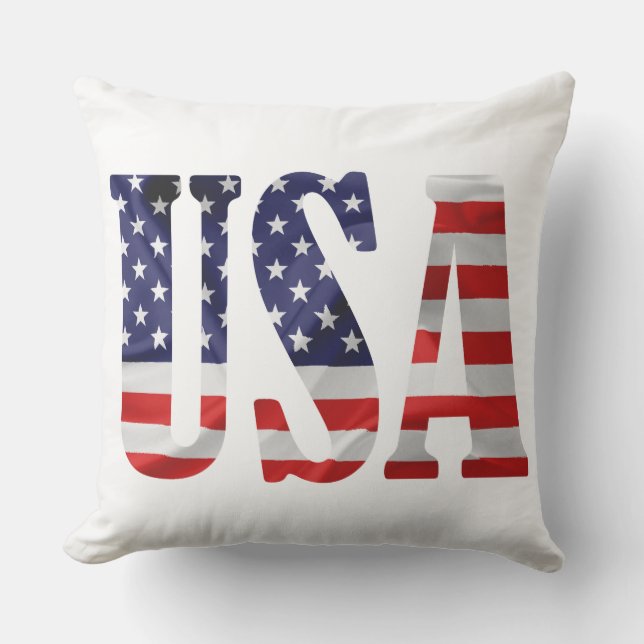 USA Abbreviation Cushion (Front)