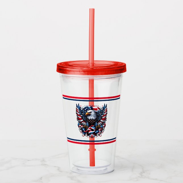 USA Acrylic Tumbler (Front)
