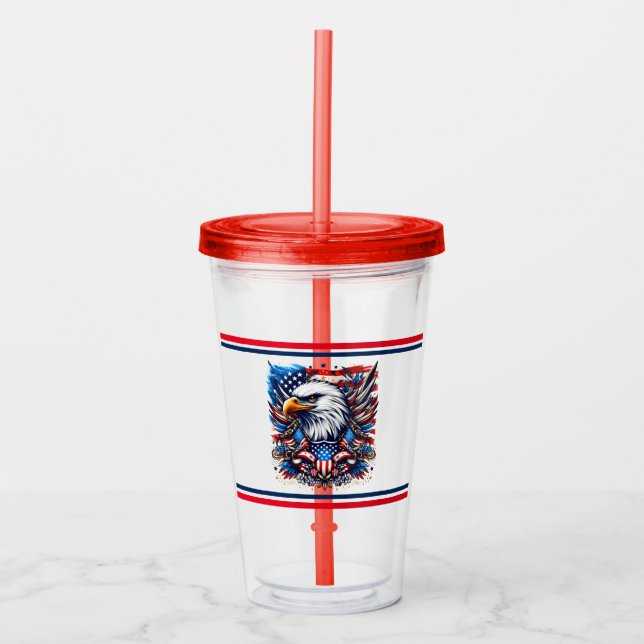 USA Acrylic Tumbler (Front)