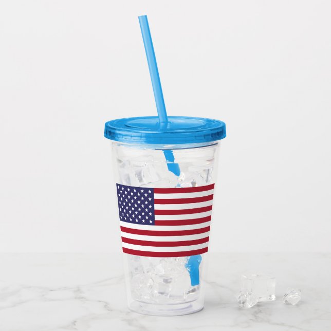 USA ACRYLIC TUMBLER (Front Ice)
