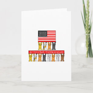 USA Air Force Basic Training Graduate. Card