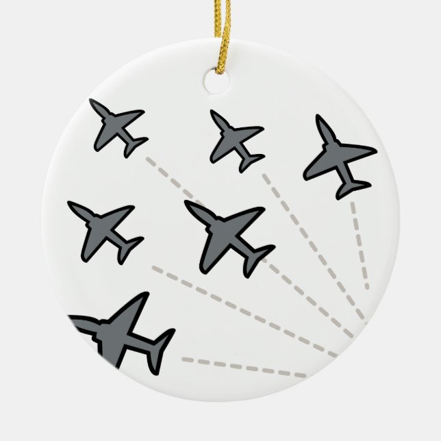 USA  Air Force Ceramic Ornament (Front)